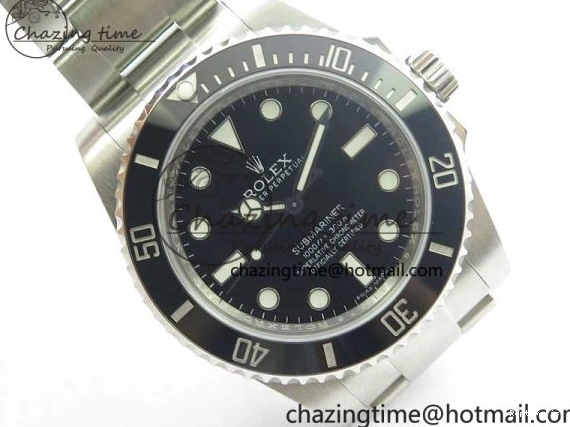 1230 GoodFit Submariner 114060 No Date Black Ceramic Noob 1:1 Best Edition 904L SS Case and Bracelet SA3130 V 3071